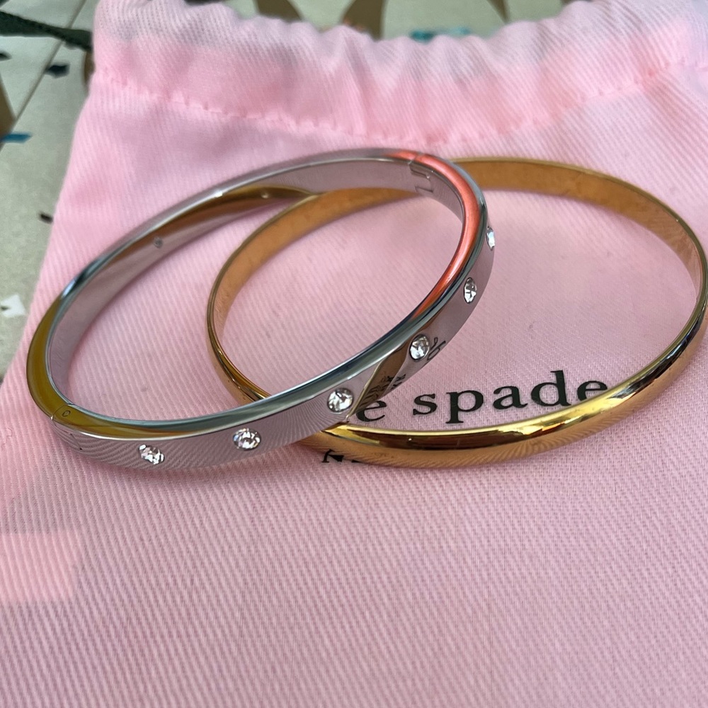Kate Spade set of 2 bracelets Set in Stone and Heart of gold